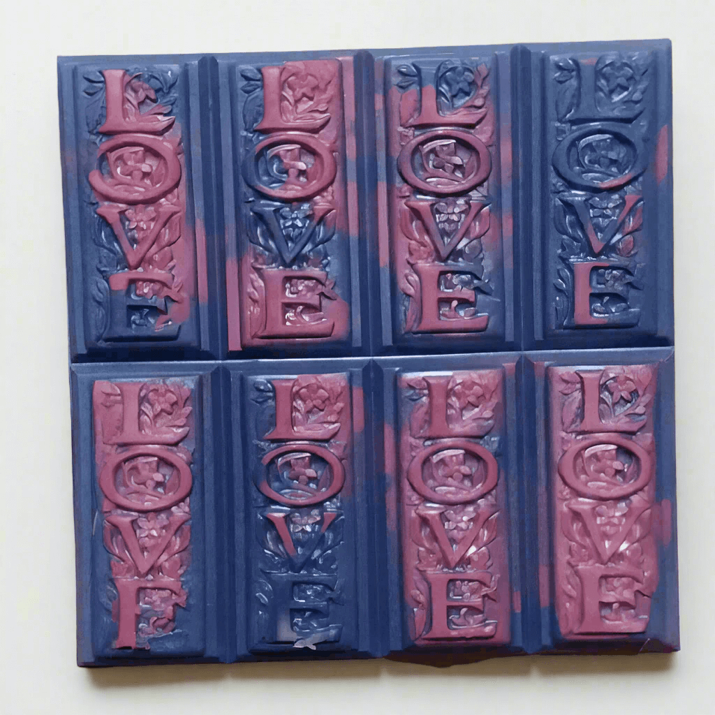 Scented Artisan Wax Melts | Love's Embrace | 8-Bar Snap and Chop | Handcrafted Home Fragrance | Long-Lasting Wax Melts