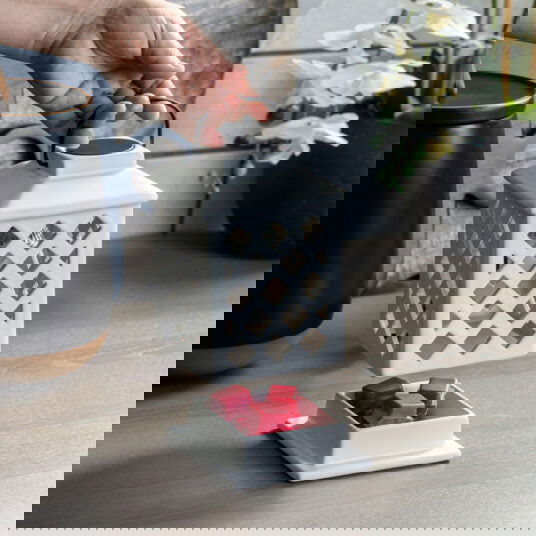 CERAMIC ILLUMINATION TART WARMER -TRELLIS CANOPY - 804ESCENTIALSLLC