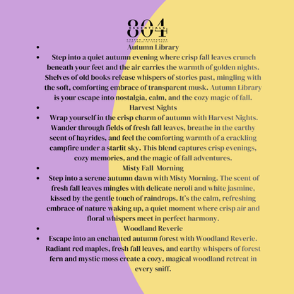 Clearance Wax Melt Sampler | Fresh Fall Leaves | Loves Embrace