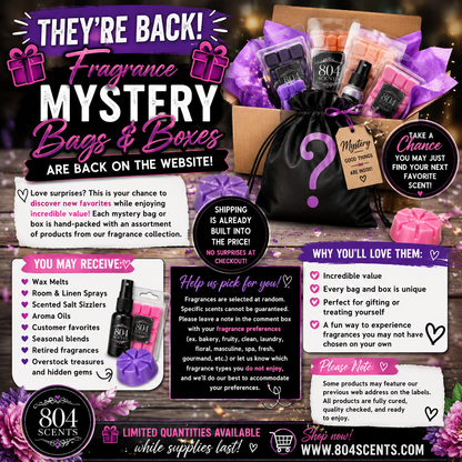 Fragrance Mystery Bag - Box - Bundles - Free Us Shipping