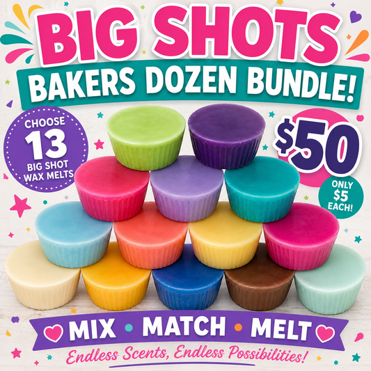 Big Shots Wax Melt Cups – Soufflé Style  | Masculine- Midnight Vetiver