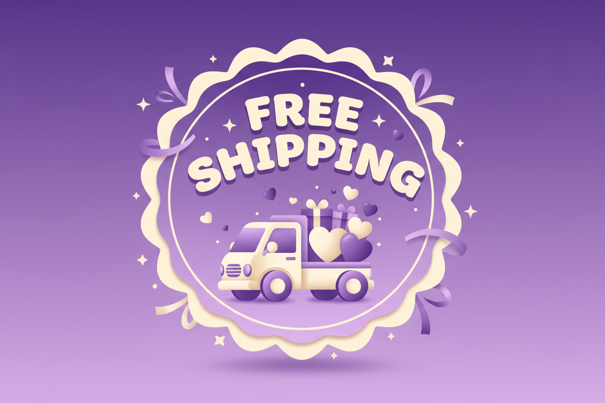 free shipping with love