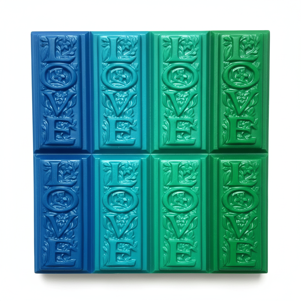 Love Language Bar – 1 lb Snap & Chop Wax Melt | Bold LOVE Design | Long-Lasting Scent