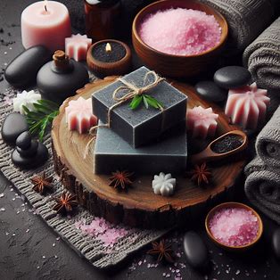 Black Glow Mud & Mineral  Artisan Soap