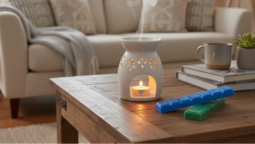 Shimmering plant-based wax melts with eco-friendly, home-filling fragrance